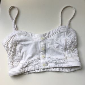 White Bralette from Full Tilt